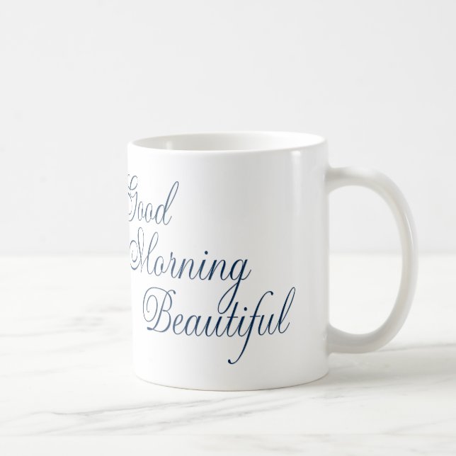 De Café Caneca bonita do bom dia (Direita)