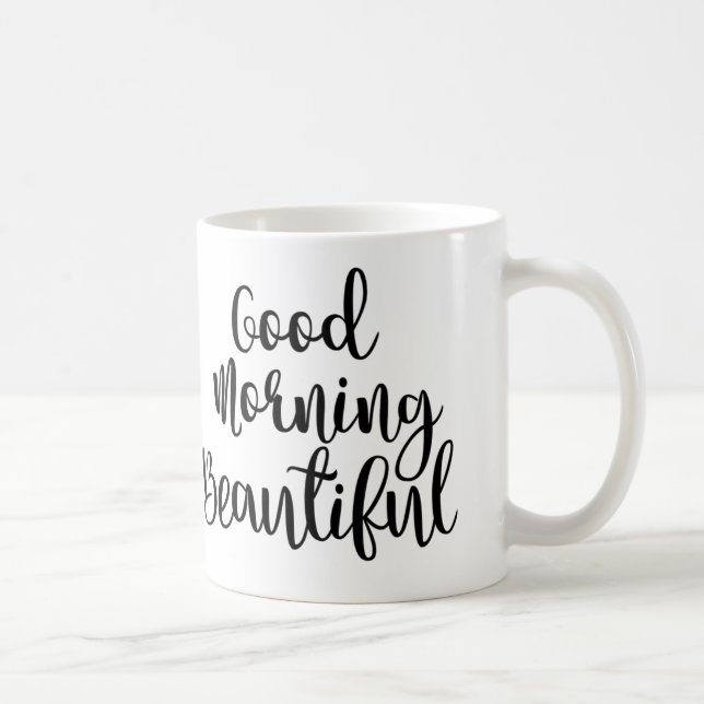 De Café Caneca bonita do bom dia (Direita)
