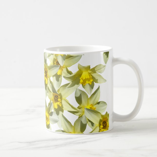 De Café Caneca bonita do clássico dos Daffodils (Direita)