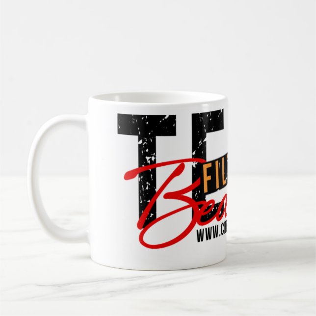 De Café Caneca bonita sujo da equipe (Esquerda)