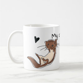 De Café Caneca bonito da lontra
