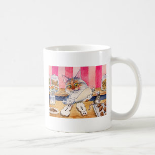 De Café Caneca bonito da padaria do gato