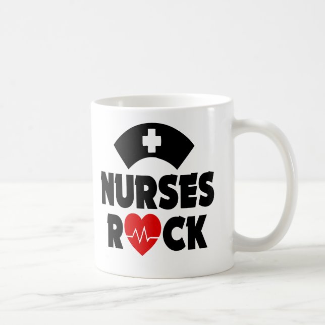 De Café Caneca bonito da rocha das enfermeiras (Direita)