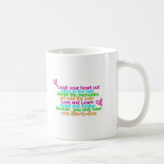 De Café Caneca bonito das citações (Direita)