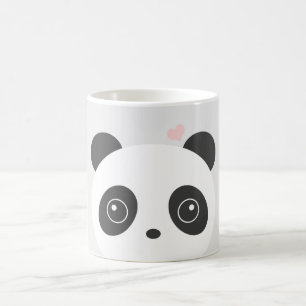 De Café Caneca bonito do cinza da panda