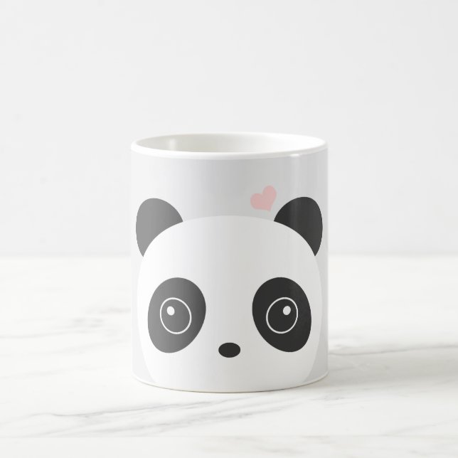 De Café Caneca bonito do cinza da panda (Centro)