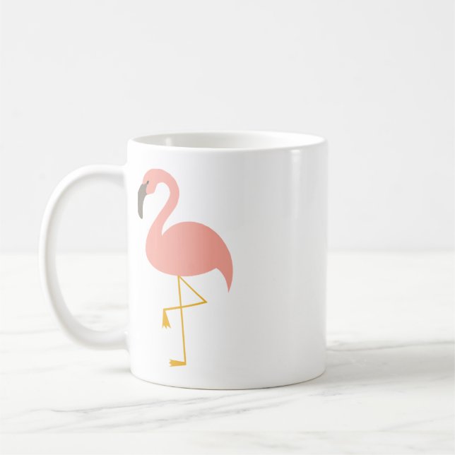 De Café Caneca bonito do flamingo (Esquerda)