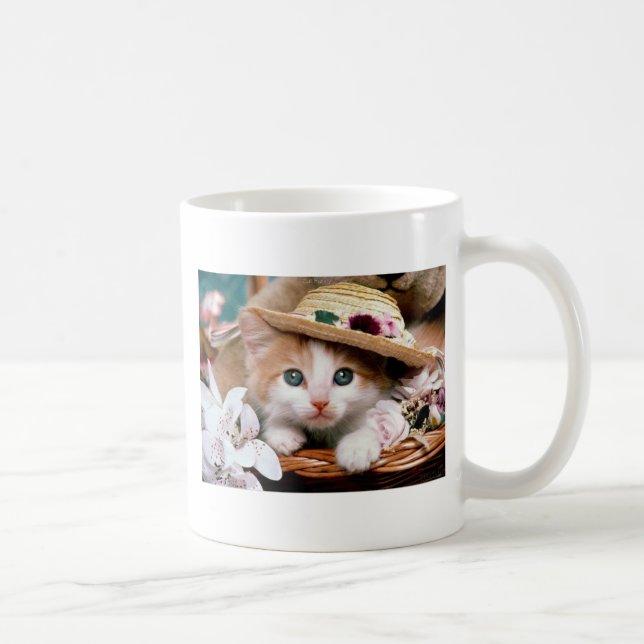 De Café Caneca bonito do gatinho (Direita)