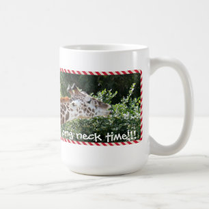De Café Caneca bonito do girafa, 5pm em algum lugar, tempo
