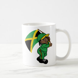 De Café Caneca bonito do menino do rasta