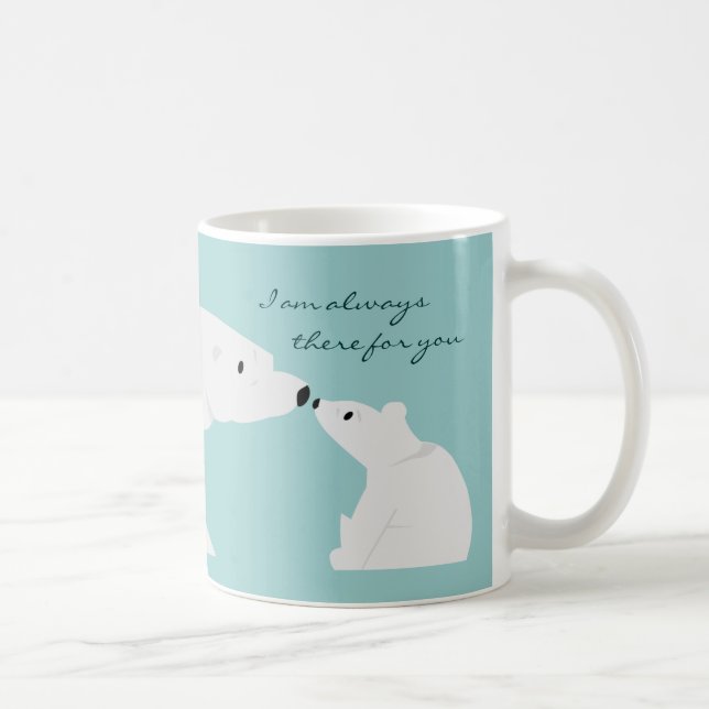 De Café Caneca bonito do urso polar: Sempre lá para você (Direita)
