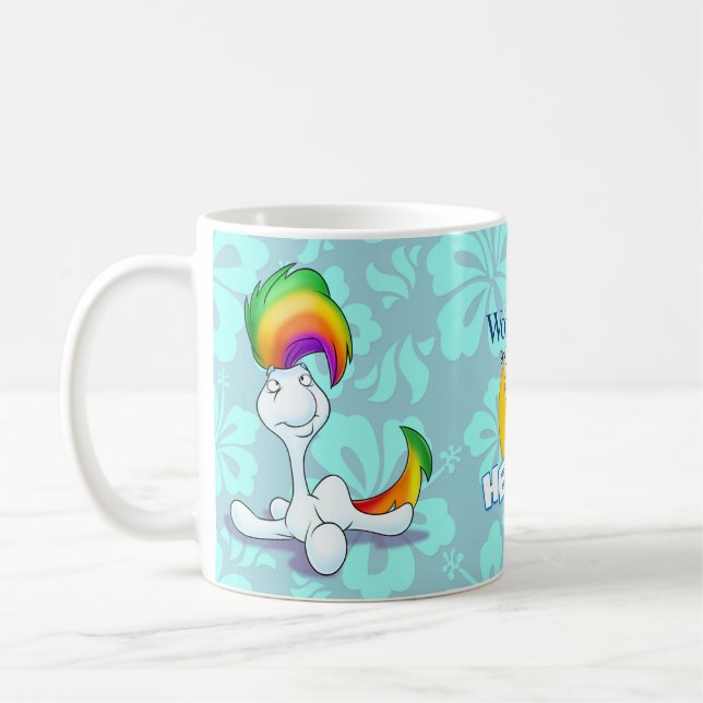 De Café Caneca bonito dos desenhos animados (Esquerda)