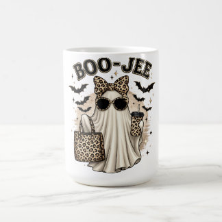 De Café Caneca Boo-Jee Leopardo Fantasma Halloween