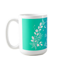 Caneca Bookish É Muito Sem Ficção Lá Fora, Azul