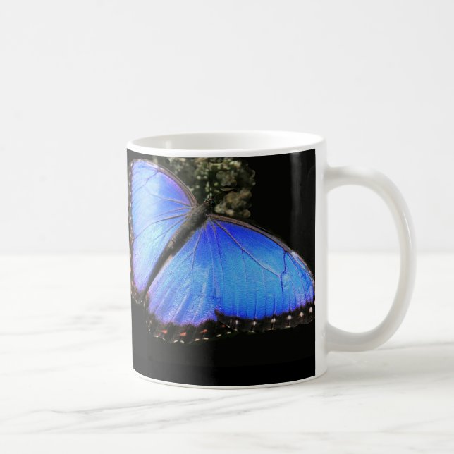 De Café Caneca Borboleta Azul (Direita)