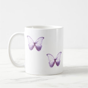 De Café Caneca Borboleta Roxa Suave