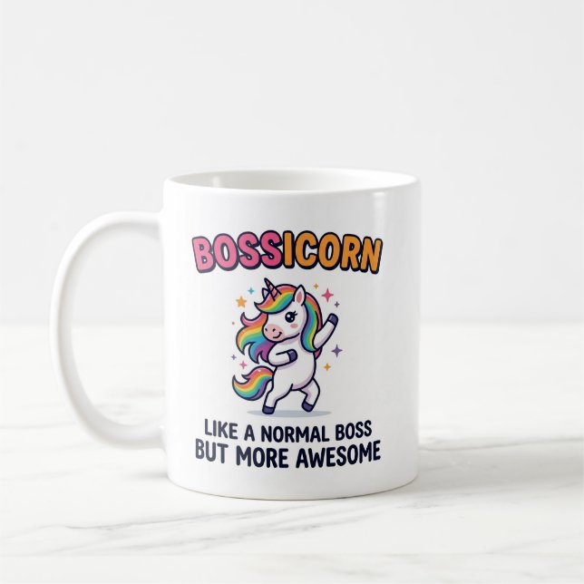 De Café Caneca Bossicorn Like a Normal Boss (Esquerda)