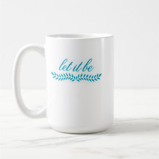De Café Caneca Botânica Azul Let It Be