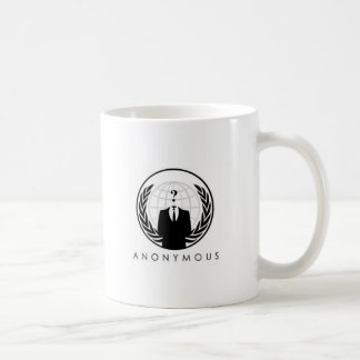 De Café Caneca branca anónima (logotipo)