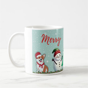 De Café Caneca branca brilhante-Natal