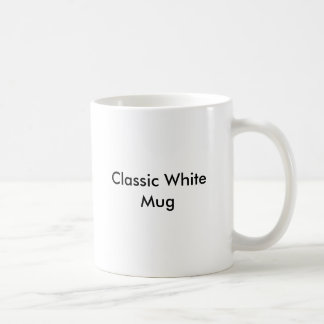 De Café Caneca branca clássica