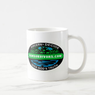 De Café Caneca branca clássica com logotipo do
