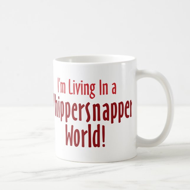 De Café Caneca branca clássica do Whippersnapper (Direita)