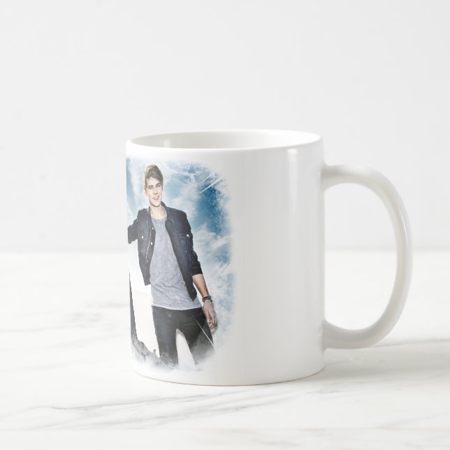 De Café Caneca branca clássica especial da edição JTR (Direita)