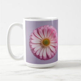 De Café Caneca Branca Clássica Meditação Flor Rosa