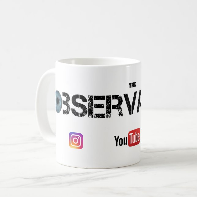 De Café Caneca branca clássica - o obervatório (Frente Esquerda)