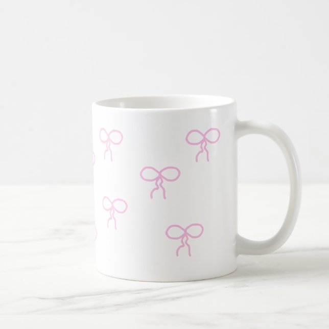 De Café Caneca Branca Com Arcos Rosa (Direita)