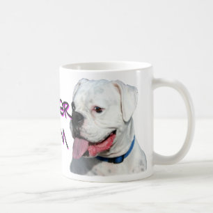 De Café Caneca branca da mamã do pugilista