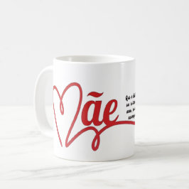 De Café Caneca branca dia das mães
