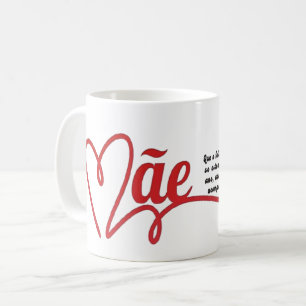 De Café Caneca branca dia das mães
