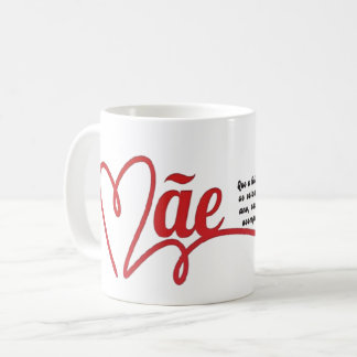 De Café Caneca branca dia das mães