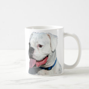 De Café Caneca branca do pugilista