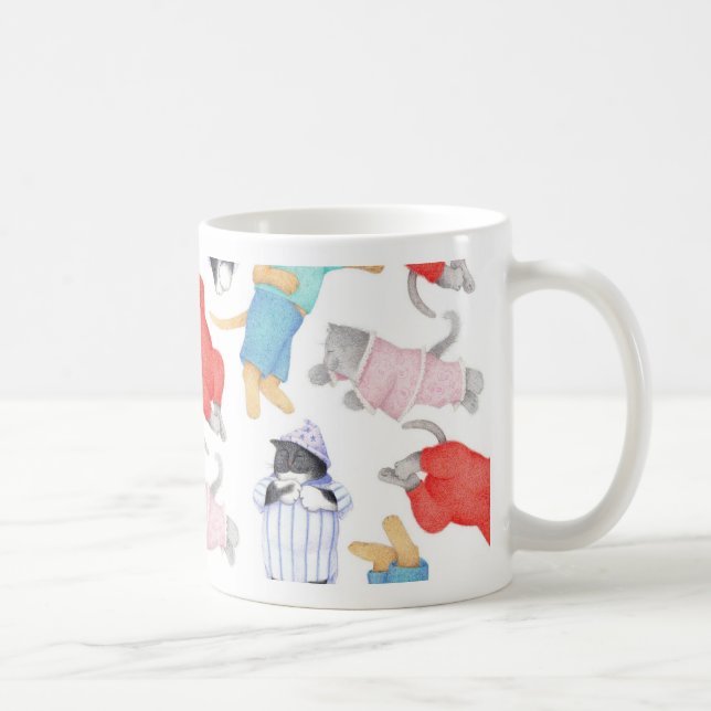 DE CAFÉ CANECA BRANCA GATO MARAVILHOSO (Direita)