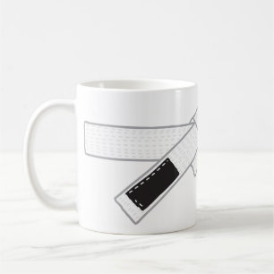 De Café caneca branca jiu-jitsu
