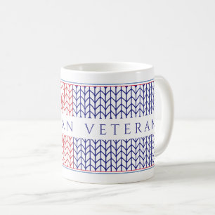 De Café Caneca Branca "VETERANO AMERICANO"