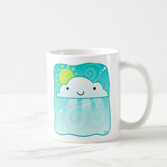 De Café Caneca brilhante da nuvem (Direita)