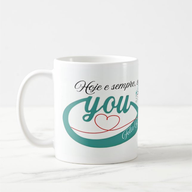 De Café Caneca brilhante, namorados  (Esquerda)