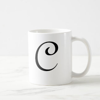 De Café Caneca "C " do monograma