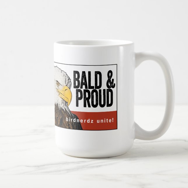De Café Caneca calva e orgulhosa da águia americana (Direita)