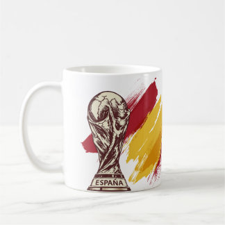 De Café Caneca Campeões Mundiais Espanha Personalizada