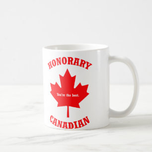 De Café Caneca canadense honorário do presente da caneca