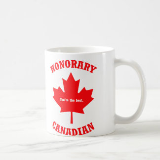 De Café Caneca canadense honorário do presente da caneca