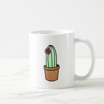 Caneca canhota do cacto
