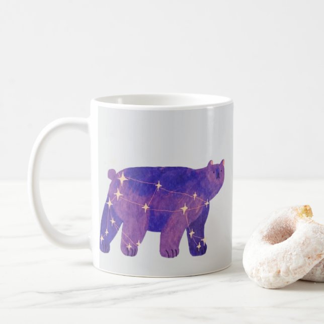 De Café Caneca Caprichosa Urso Celestial (Com Donut)