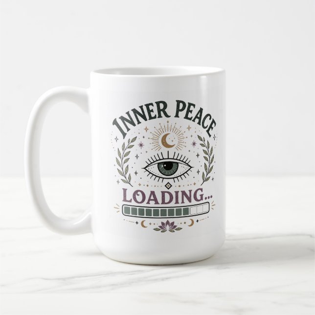 De Café Caneca Carregando Paz Interior… (Esquerda)