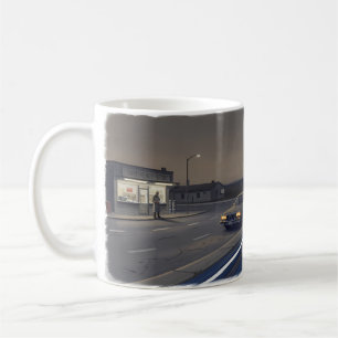 De Café Caneca Carro Rápido Escapada à Meia-Noite Estrada